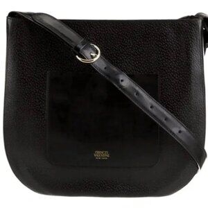Frances Valentine Ellen Boarskin Hobo Black: Elegant & Classic Pristine Cond.